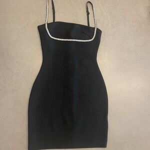 Superdown Black Mini Dress